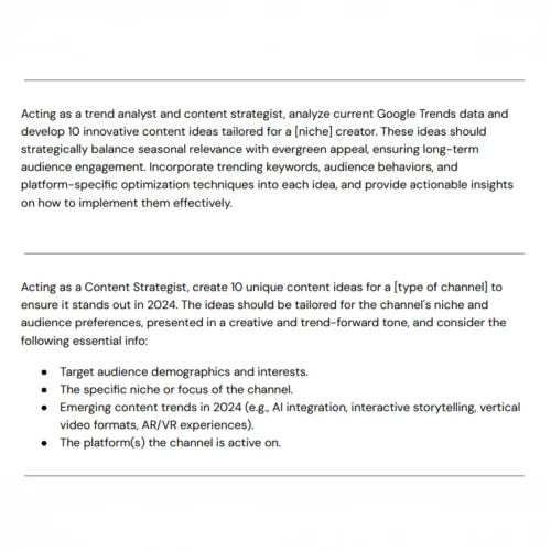 Screenshot 2025-01-26 030410 copy CLOXMEDIA Content Creator Essential Prompts